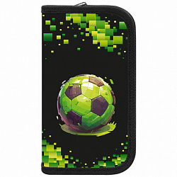 Пенал ПИФАГОР, 2 отделения, ламинированный картон, 19х11 см, "Offline", 273484