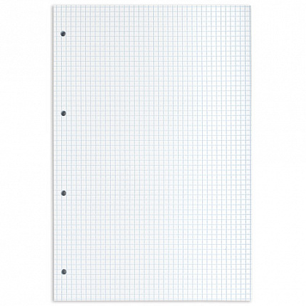 Сменный блок к тетради на кольцах БОЛЬШОГО ФОРМАТА А4, 120 л., BRAUBERG, Белый, 404518