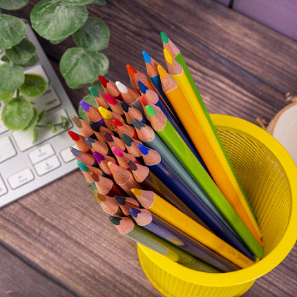 Карандаши цветные BRAUBERG PREMIUM, 36 цветов, трехгранные, грифель 3,3 мм, 181654