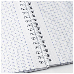 Блокнот А5 (146х206 мм), 60 л., гребень, картон, клетка, BRAUBERG KIDS, "Милые зверята", 114364