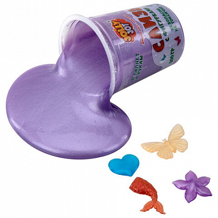 Слайм, слизь с фигурками, русалочки, 200 г, АССОРТИ 3 вида, JOLLY JOT (ДЖОЛЛИ ДЖОТ), 666666