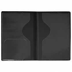 Обложка для паспорта "Passport Map", мягкая экокожа, голубая, STAFF, 238877