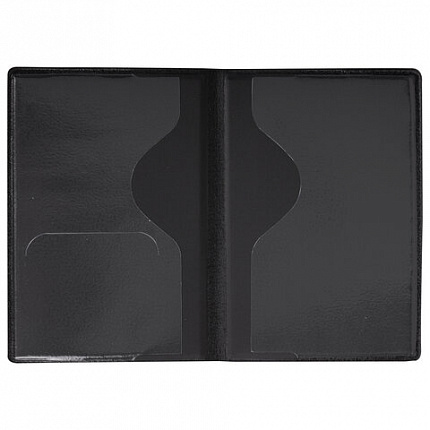 Обложка для паспорта "Passport Map", мягкая экокожа, голубая, STAFF, 238877