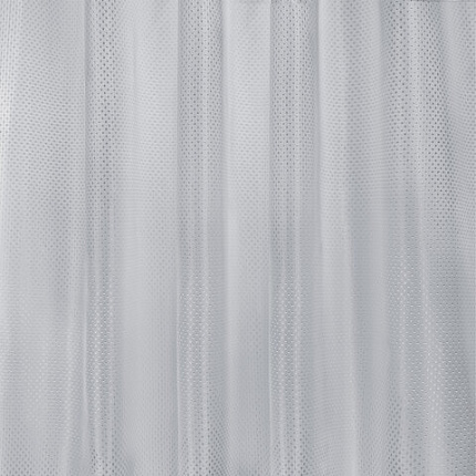 Шторка для ванной ПОЛИЭСТЕР, 180х200 см, кольца в комплекте, СЕРЫЙ БРИЛЛИАНТ, PRIMILA (ПРИМИЛА), 700094