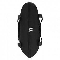 Сумка дорожная HEIKKI EXPAND (ХЕЙКИ), трансформер, багажная лента, черная, 40,5х23х42 см, 273875