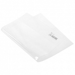 Обложка со штрихкодом ПП для тетрадей и дневников, 60 мкм, 210х350 мм, прозрачная, ЮНЛАНДИЯ, 273980