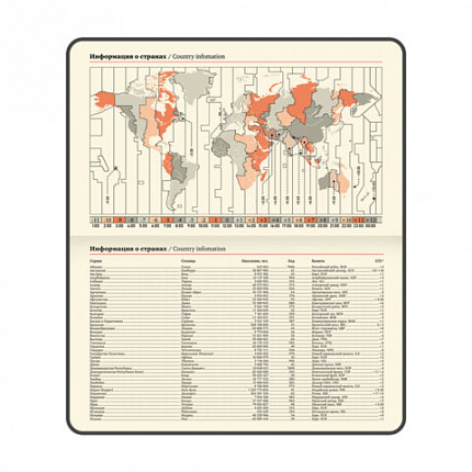 Еженедельник датированный 2026 МАЛЫЙ ФОРМАТ 95х155 мм, А6, BRAUBERG "Augustus", под кожу, голубой, 117185