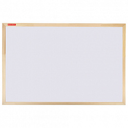 Доска магнитно-маркерная 60х90 см, деревянная рамка, BRAUBERG "Wood", 238796