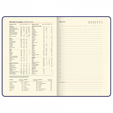 Ежедневник недатированный А5 138x213 мм, BRAUBERG "Velvet", резинка, держатель, 160 л., серо-голубой, 116245