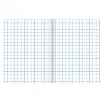 Тетрадь ЗЕЛЁНАЯ обложка 18 л., клетка с полями, офсет, "HATBER", 18Т5D(С)1(T58060)