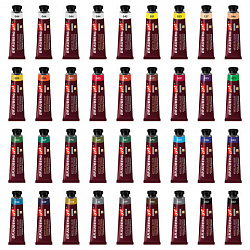 Краски масляные художественные НАБОР "PREMIERE 36 штук 32 цвета!", в тубах 12 мл, BRAUBERG ART, 192008