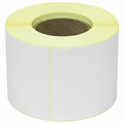 Этикетки термотрансферные, ПОЛУГЛЯНЕЦ, 58х60 мм, 500 этикеток в ролике, 111975