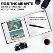 Фотоальбом BRAUBERG на 300 фото 10х15 см, под кожу, бумажные страницы, бокс, коричневый + золото, 391118