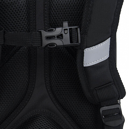 Ранец GRIZZLY анатомическая спинка, облегченный, 1 отделение, для девочек, "UNIQUE", 37х26х16 см, RAw-496-1/2