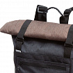 Рюкзак GRIZZLY, карман-антивор, с клапаном, трансформируемый объем, "ROLLTOP", 42х29х11 см, RQL-315-1/2
