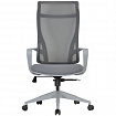 Кресло офисное CHAIRMAN CH 577, эргономичная спинка, серый пластик, сетка/ткань, серое, 7146057
