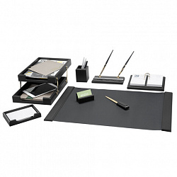 Набор подарочный настольный BESTAR "Titan" из дерева, 9 предметов, цвет "черное дерево", 237217