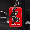 Ранец GRIZZLY анатомическая спинка, c бейджем, для мальчиков, "BLACK CAR", 36х28х20 см, RAz-587-7/1