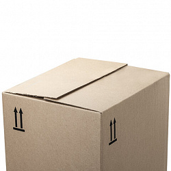 Гофрокороб, длина 370 мм х ширина 300 мм х высота 360 мм, марка Т22, профиль В, FEFCO 0202 / ГОСТ, исполнение Б, 503212