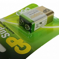 Батарейка 1 шт., GP Super G-Tech, Крона (6LR61, 6LF22, 1604A), алкалиновая, в пленке, 1604A-5S1