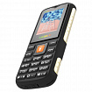 Телефон мобильный TEXET TM-D400, 2 SIM, 1,77", 32 Мб, microSD, FM, MP3, IP54, фонарик, черный, 127371