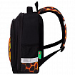 Ранец BRAUBERG KIDS STANDARD, 2 отделения, Fire split, 3D-панель, 36х28х14 см, 273147