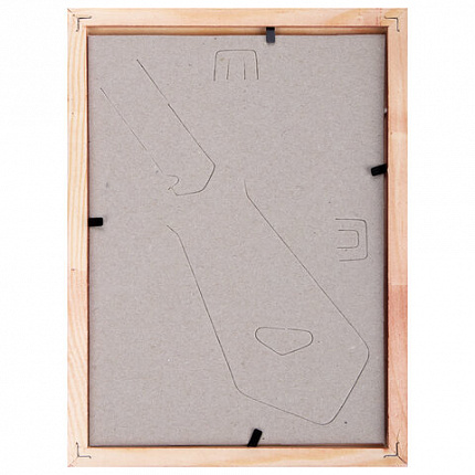 Рамка 15х20 см, дерево, багет 18 мм, BRAUBERG "Pinewood", красное дерево, стекло, подставка, 391217