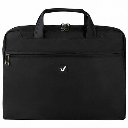 Сумка-портфель BRAUBERG с отделением для ноутбука 15,6", "Chance", 3 кармана, черная, 40х30х4 см, 240458