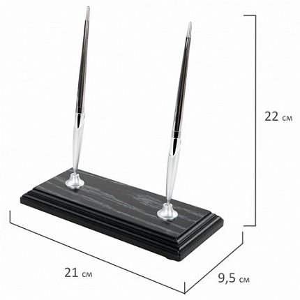 Набор настольный GALANT "Black Hawk" из дерева, 6 предметов, цвет "чёрный дуб", 238167