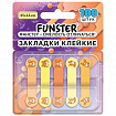 Закладки клейкие Z-сложения FUNSTER (ФАНСТЕР) "Корги", 45х12 мм, 100 шт. (5 цветов х 20 листов), в диспенсере, 116695