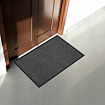 Коврик придверный 60х90 см, СЕРЫЙ, влаго-грязезащитный, 430 г/м2, ребристый, ЛЮБАША СТАНДАРТ, 701035