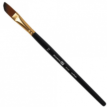 Кисти художественные набор 12 шт, синтетика, № 1-12, BRAUBERG ART DEBUT, 201049