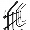 Вешалка настенная "Стандарт 2/5", 220х475х95 мм, 5 крючков, металл, черная