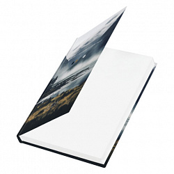 Ежедневник датированный 2026 145х215 мм, А5, STAFF, ламинированная обложка, "Туман", 117313