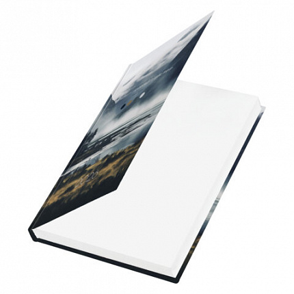 Ежедневник датированный 2026 145х215 мм, А5, STAFF, ламинированная обложка, "Туман", 117313