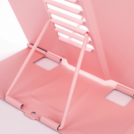 Подставка для книг и учебников ЮНЛАНДИЯ "Neon Unicorn", регулируемый угол наклона, металл, 237575