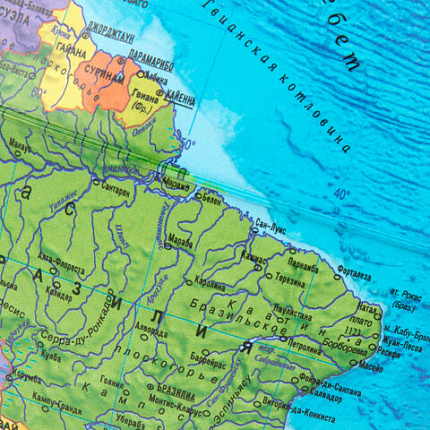 Глобус интерактивный + очки VR политический, Globen, 32 см, рельефный, с подсветкой, INT13200315