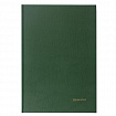 Книга учета 96 л., клетка, твердая, бумвинил, блок офсет, А4 200х290 мм, BRAUBERG, зеленая, 130222