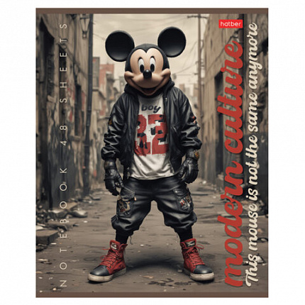 Тетрадь А5 48 л., HATBER скоба, клетка, обложка картон, "Те самые герои" (микс в спайке), 088617, 48Т5В1