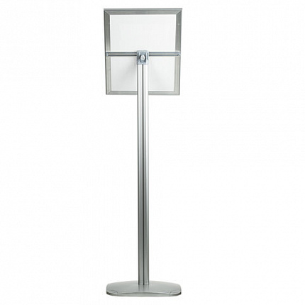 Стойка информационная напольная А3 с алюминиевым "клик"-профилем (297х420 мм) BRAUBERG "Extra", 238225