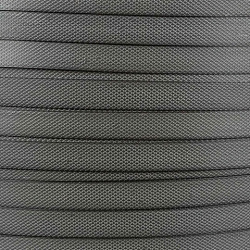 Стреппинг лента полипропиленовая, серая, 15 мм х 0,8 мм, длина 2000 метров, 609093