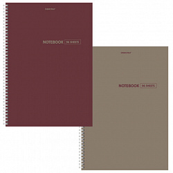 Тетрадь А4 96 л. ОФИСМАГ гребень, клетка, обложка картон, МОРАНДИ, 405635