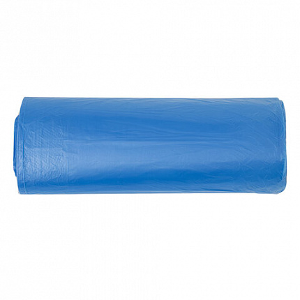 Мешки для раздельного сбора мусора 60 л синие в рулоне 20 шт., ПНД 10 мкм, 58х68 см, LAIMA, 606703, 3828