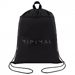Мешок для обуви BRAUBERG, с петлёй, карман на молнии, 47х37 см, "Minimal", 274636