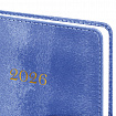 Ежедневник датированный 2026 А5 138х213 мм, BRAUBERG "Elegant", под кожу, застежка, темно-синий, 117366