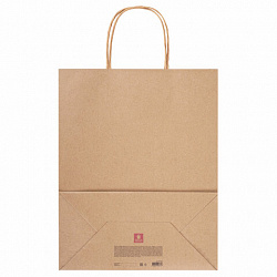 Пакет подарочный КОМПЛЕКТ 7 штук, 26x13x32 см, скретч-слой + стилус, "Brown Kraft", ЗОЛОТАЯ СКАЗКА, 591968