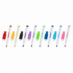 Маркеры стираемые 2 мм для белой доски и планера со стирателем НАБОР 8 ЦВЕТОВ, ПИФАГОР, 152566