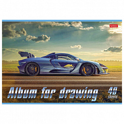 Альбом для рисования, А4, 40 л., скоба, обложка картон, HATBER, 205х290 мм, "Ассорти_Выпуск №2", 074748, 40А4В