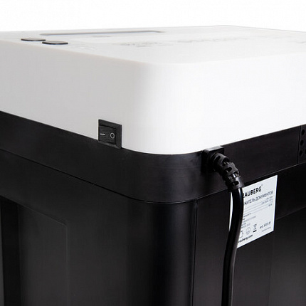 Уничтожитель (шредер) с автоподачей BRAUBERG PROFESSIONAL AUTO CM-150m, HeavyDuty, 5 уровень секретности, 2х13 мм, корзина 20 литров, 533131