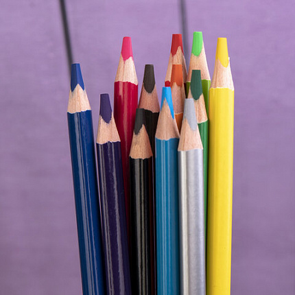 Карандаши цветные акварельные BRAUBERG PREMIUM AQUARELLE, 12 цветов, грифель мягкий 4 мм, 181671